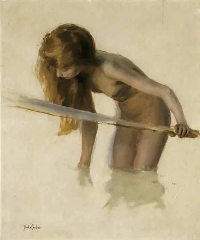 Paul Émile Chabas - Giovane ragazza che fa il bagno